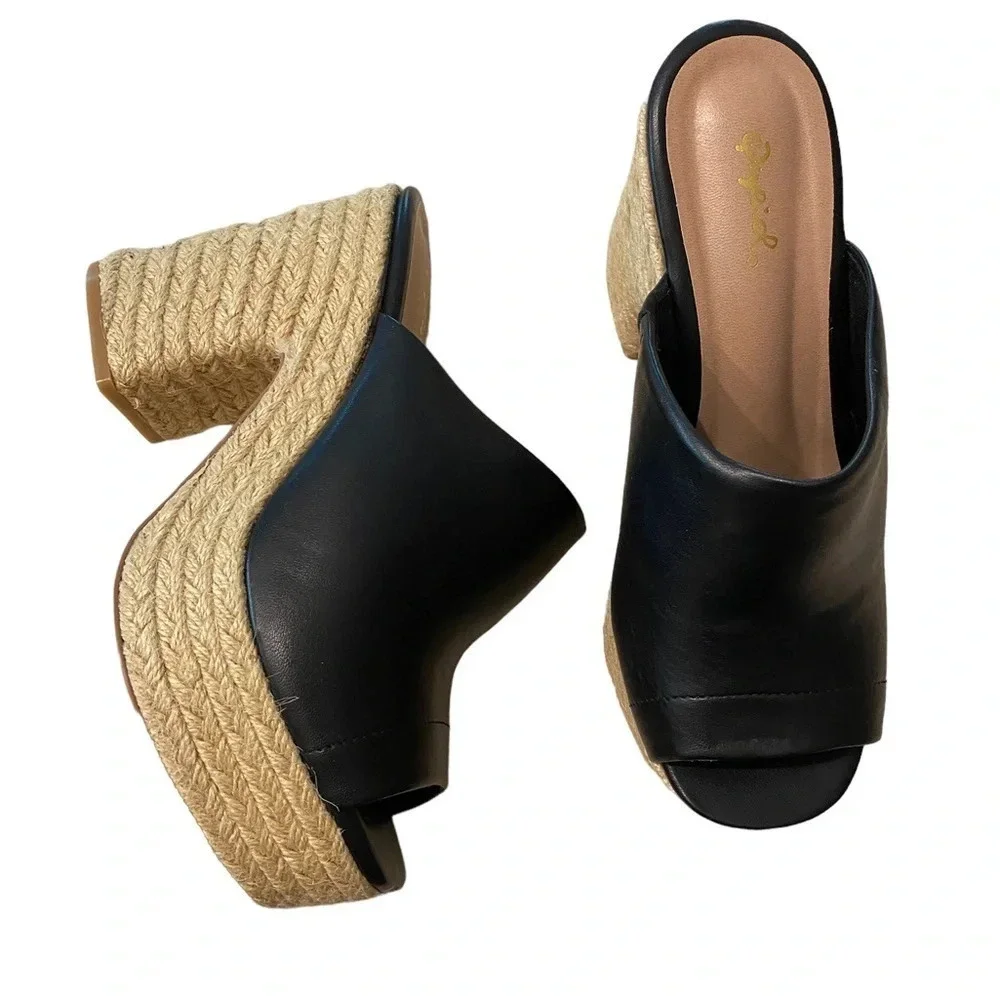 New Qupid Evie-33B Platform Espadrille